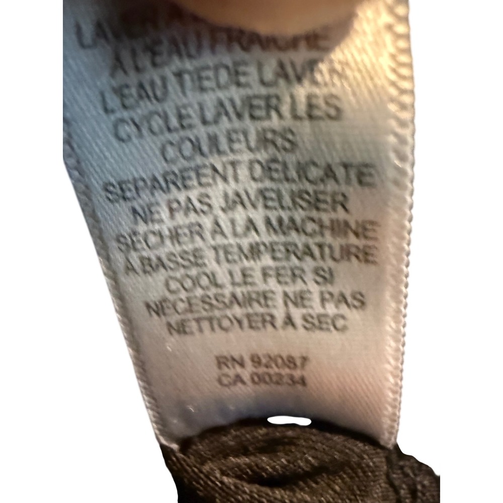 Saks Fifth Avenue Active Mens Polo Shirt Black Gray Athletic Short Sleeve M‎ - Picture 5 of 5